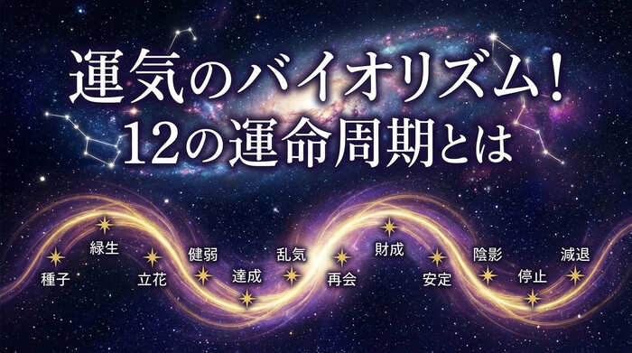 運気のバイオリズム!12の運命周期とは