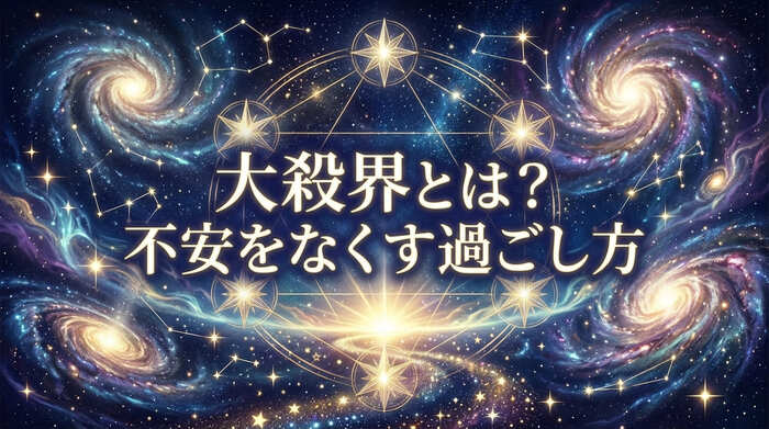 大殺界とは?不安をなくす過ごし方